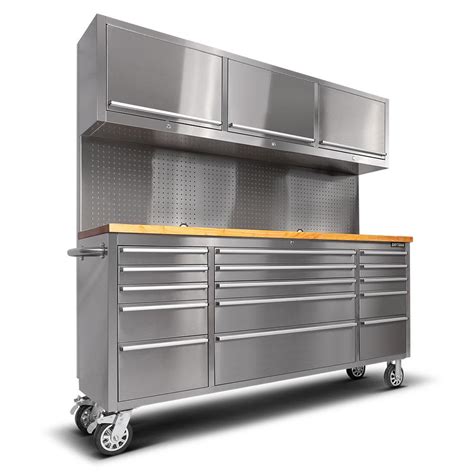 stainless steel tool cabinets sale|stainless steel workbenches with cabinets.